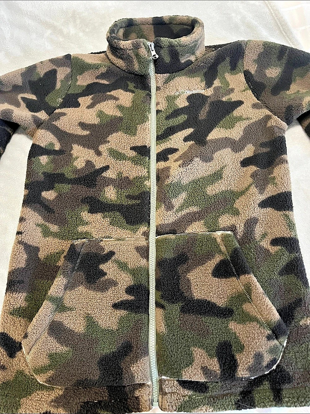 Columbia Camo Full-Zip Fleece Jacket